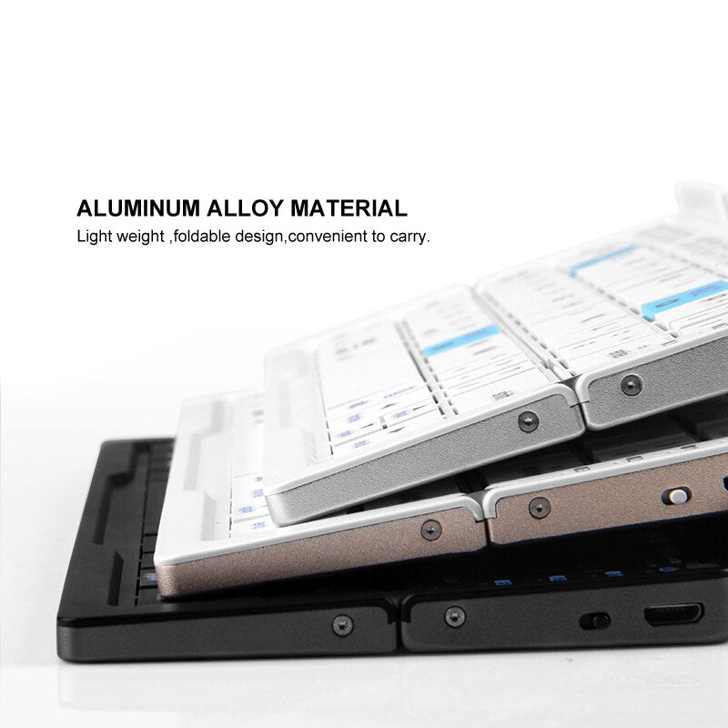 Slim Rechargeable Bluetooth Small Keyboard