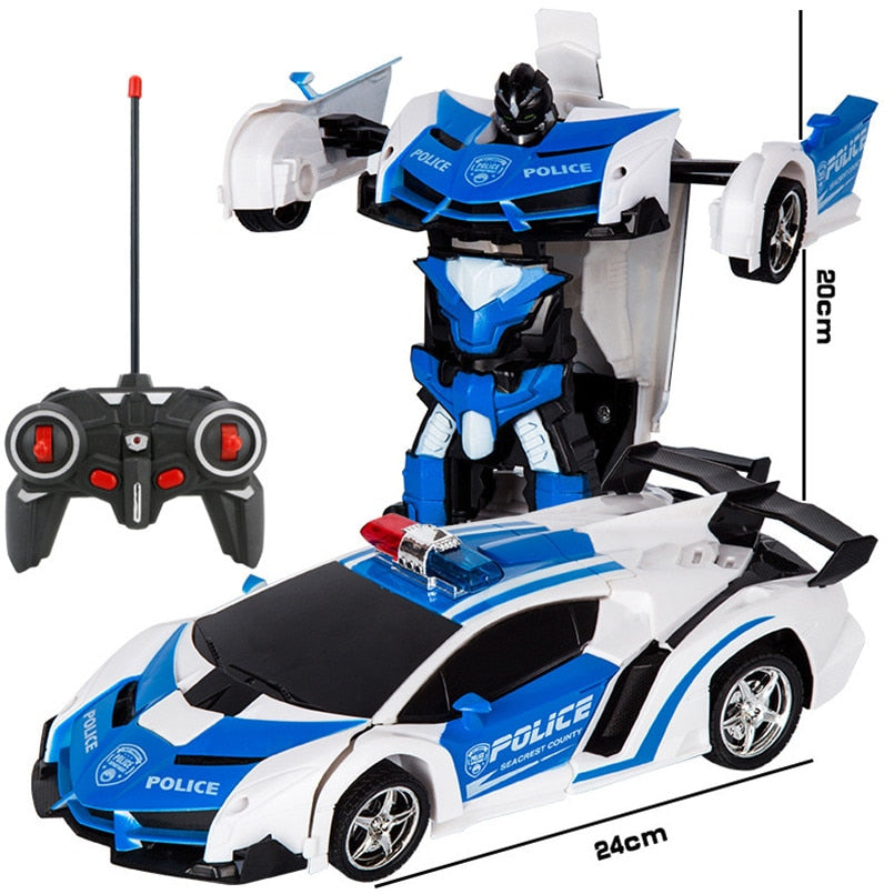 Turbo 2 in 1 RC Transforming Car Toy