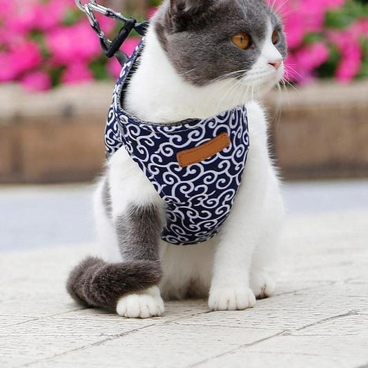 Cute Kitty Adjustable Harness Walking Kit - Luxicro