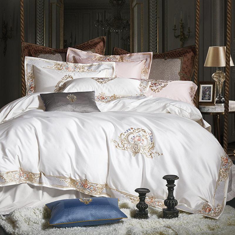 Soft Egyptian Cotton Embroidered Bedding Set - Luxicro
