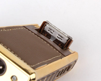 Classic Leather Rechargeable Travel Shaver