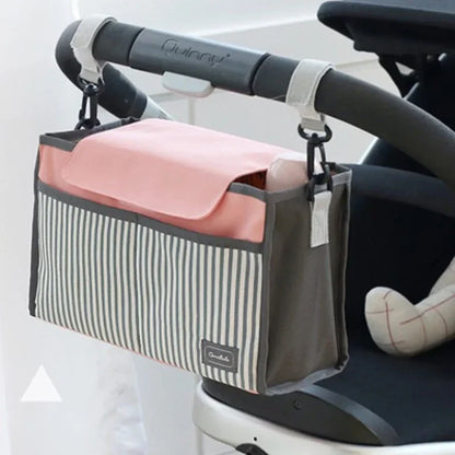 Spacious Baby Bag with Pockets for Bottles & Diapers