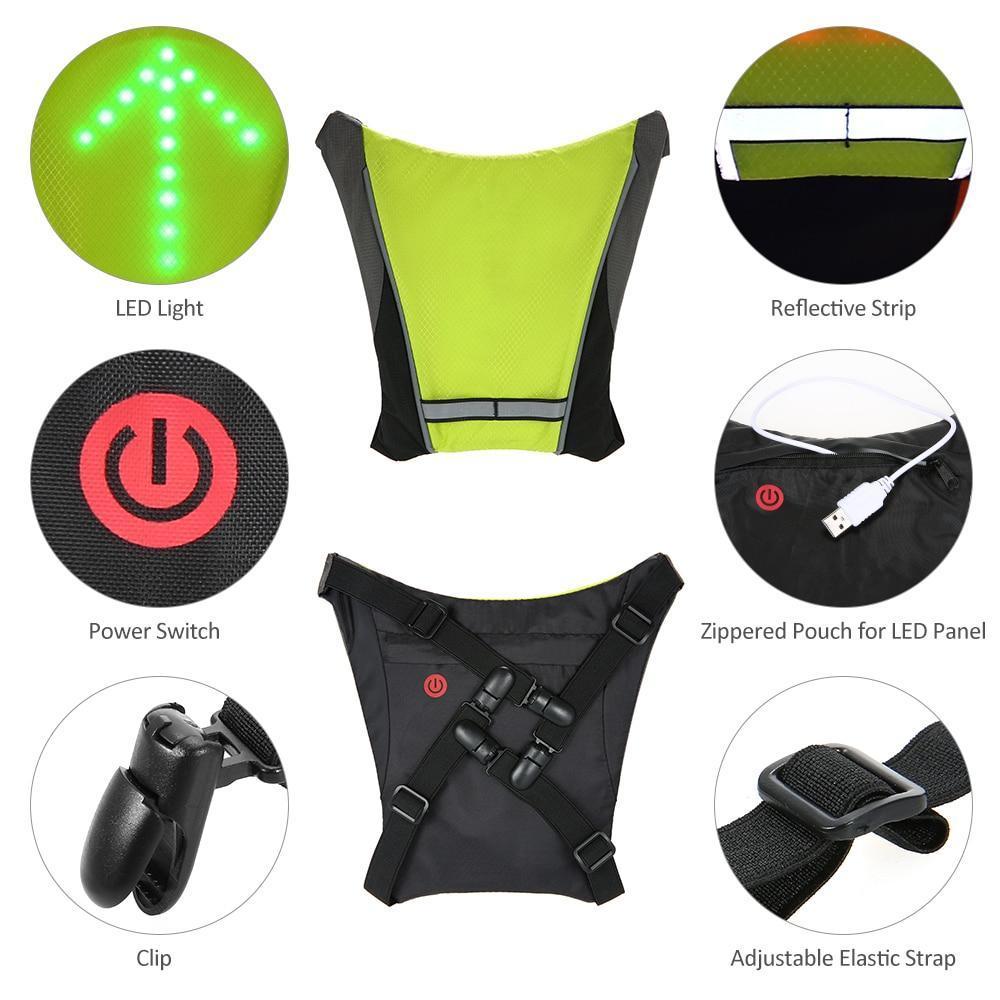 Bright Reflective Cycling Vest Waterproof Jacket