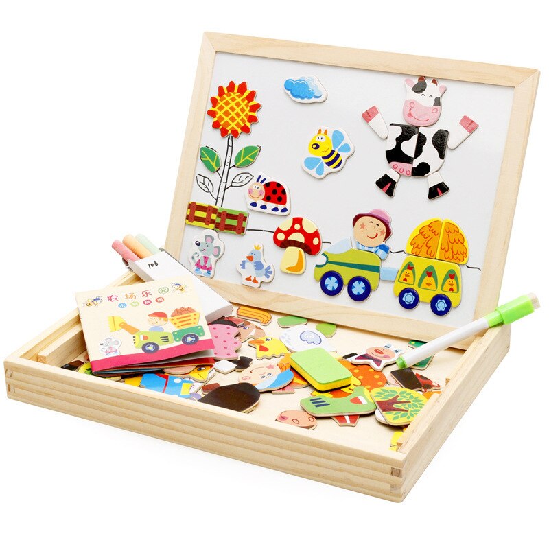 Fun Magnetic Wooden Learning Board