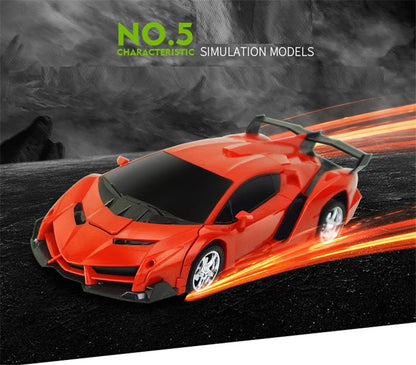 Turbo 2 in 1 RC Transforming Car Toy