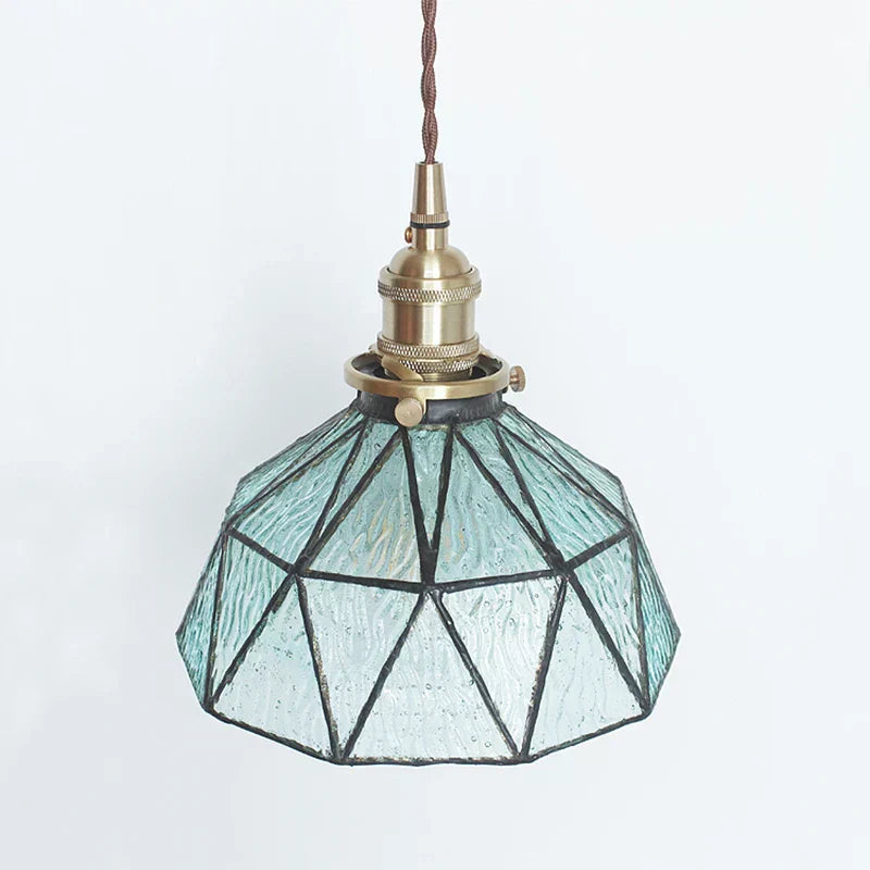 Retro Glass Pendant Lighting Industrial Chic Ceiling Fixtures