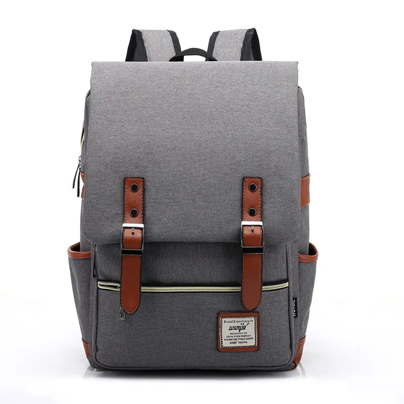 Timeless Genuine Leather School Backpack