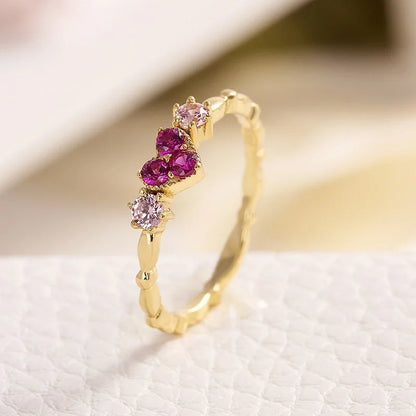 Luxurious Ladies Diamond Love Ring