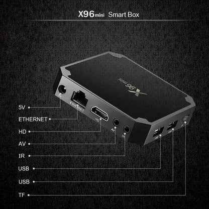 Compact Android TV Streaming Box Device