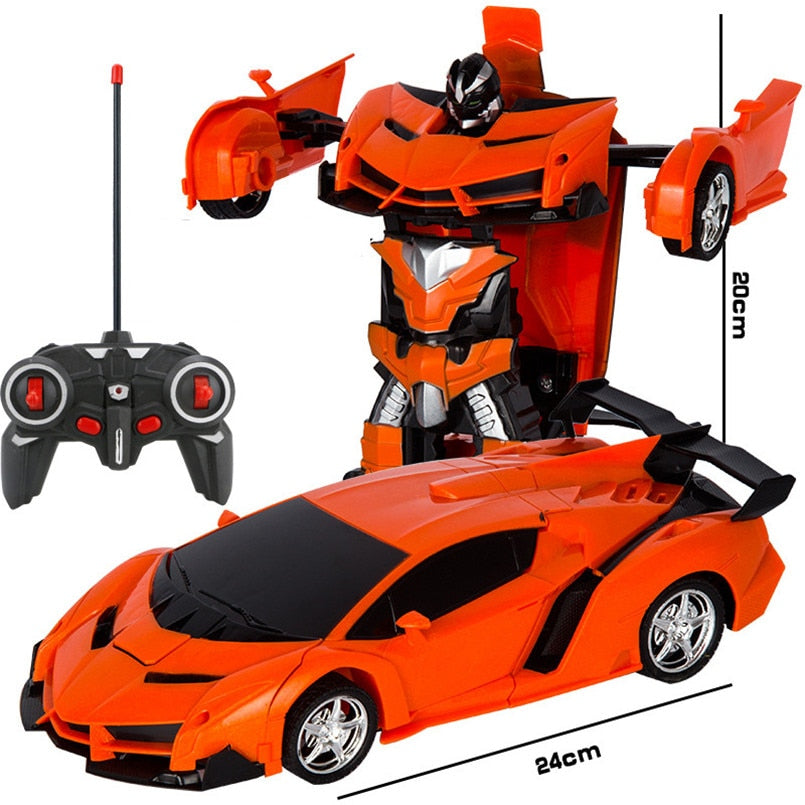 Turbo 2 in 1 RC Transforming Car Toy