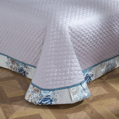 Luxurious Soft Silver Grey Bedding Duvet Cover Set