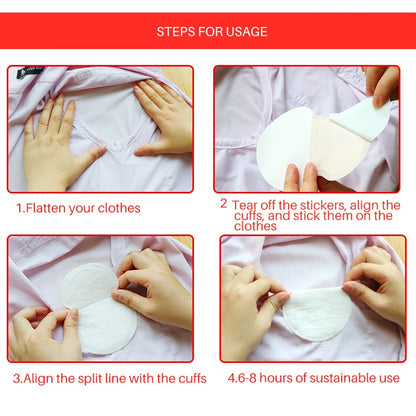 Cooling Anti-Perspiration Sticker Pack