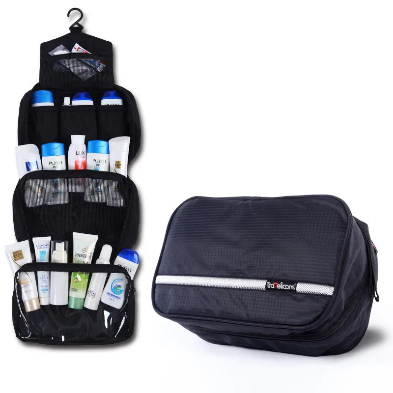 Travel Toiletry Case with Waterproof Pockets