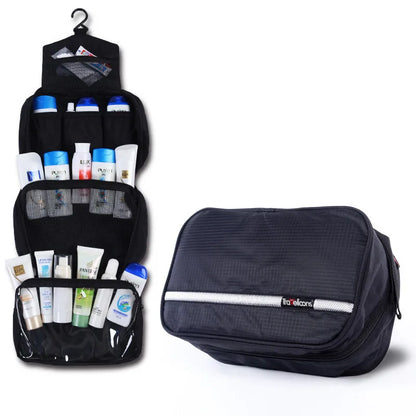 Travel Toiletry Case with Waterproof Pockets