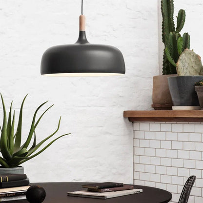 Sleek Black Glass Pendant Lighting Fixture - Luxicro