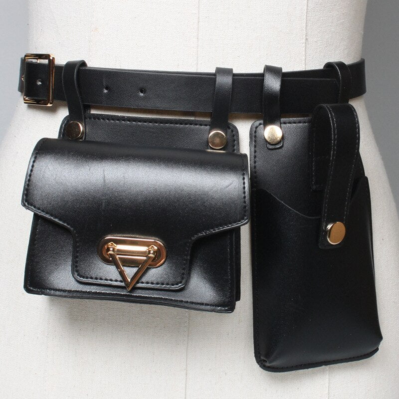 Compact Genuine Leather Cross Body Purse
