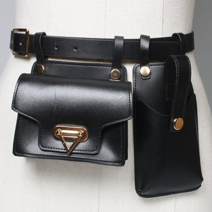 Compact Genuine Leather Cross Body Purse