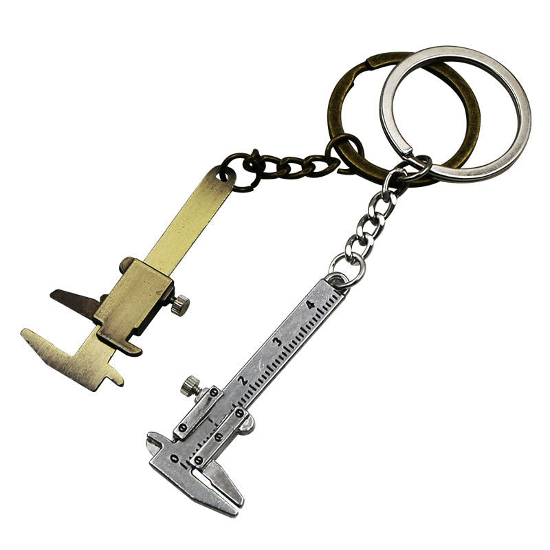 Compact Pocket Size Caliper Keychain