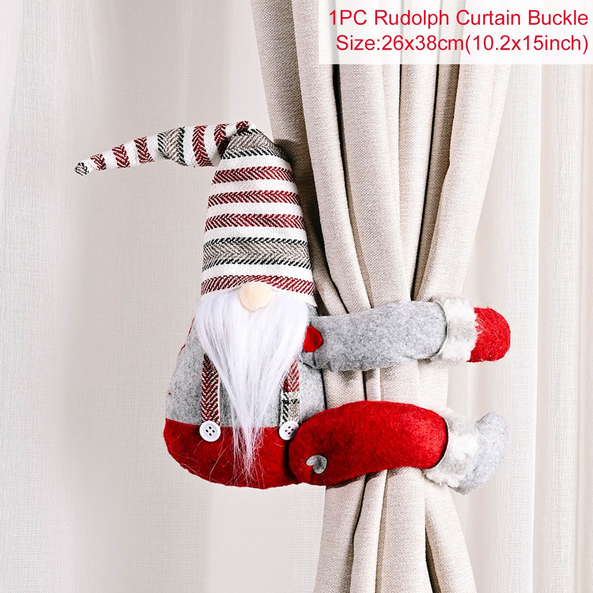 Festive Holiday Tree Window Curtain Hooks