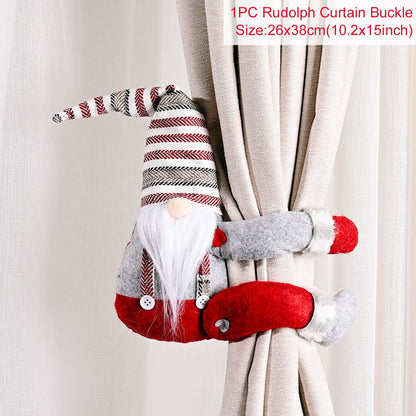Festive Holiday Window Curtain Hook