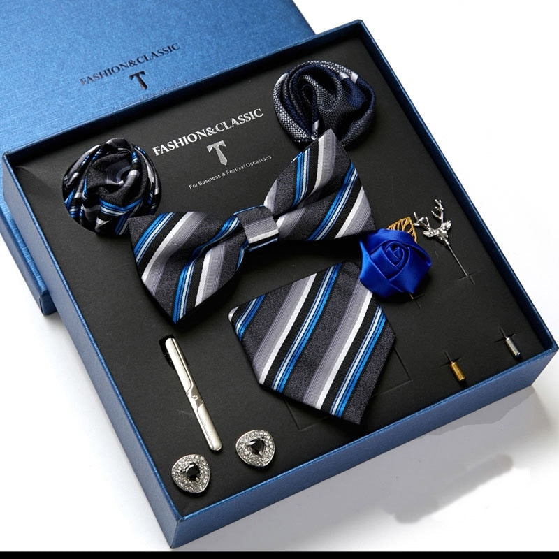 Luxury Silk Necktie Gift Box Set