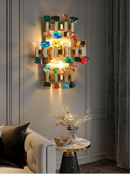 Beautiful Sparkling Crystal Wall Lamp - Luxicro