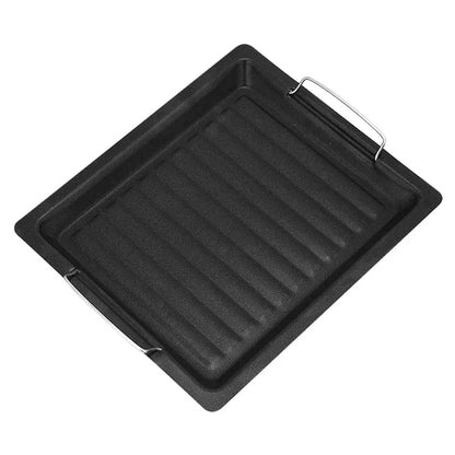 Big 2-In-1 Cast Iron Skillet for Grill and Stove