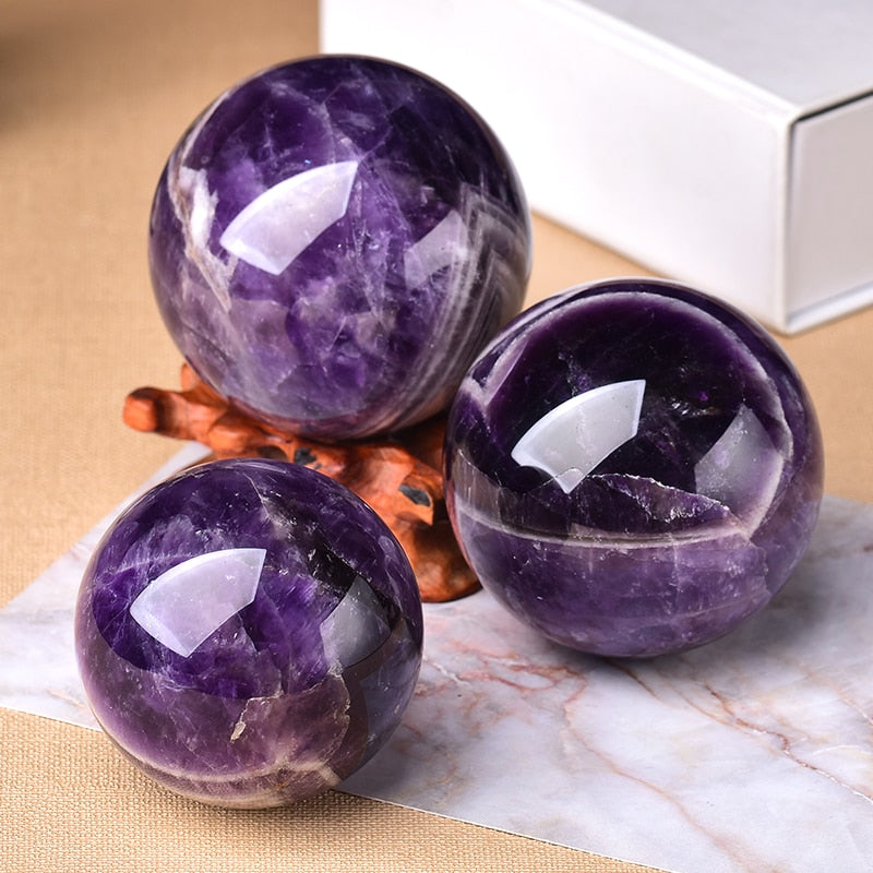Colorful Round Glass Ball Decoration