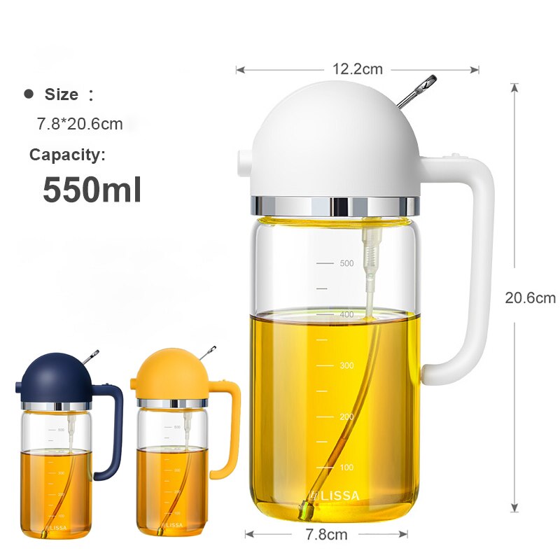 Practical 2-in-1 Oil Spray Bottle
