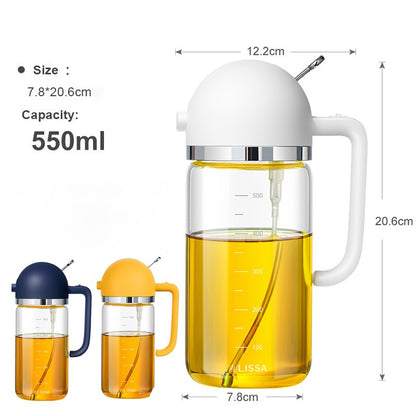 Practical 2-in-1 Oil Spray Bottle