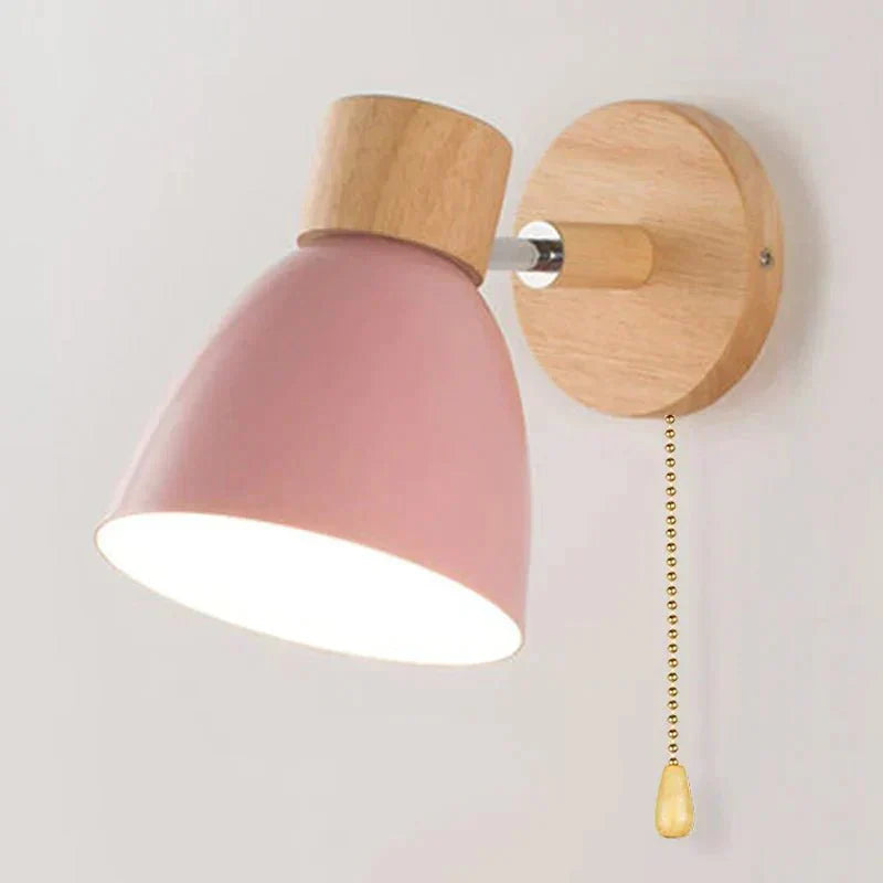 Classic Wood Wall Light - Warm Modern Style