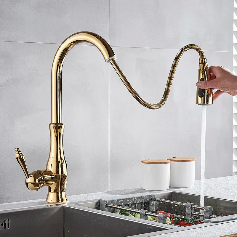 Luxury Stainless Steel Kitchen Faucet