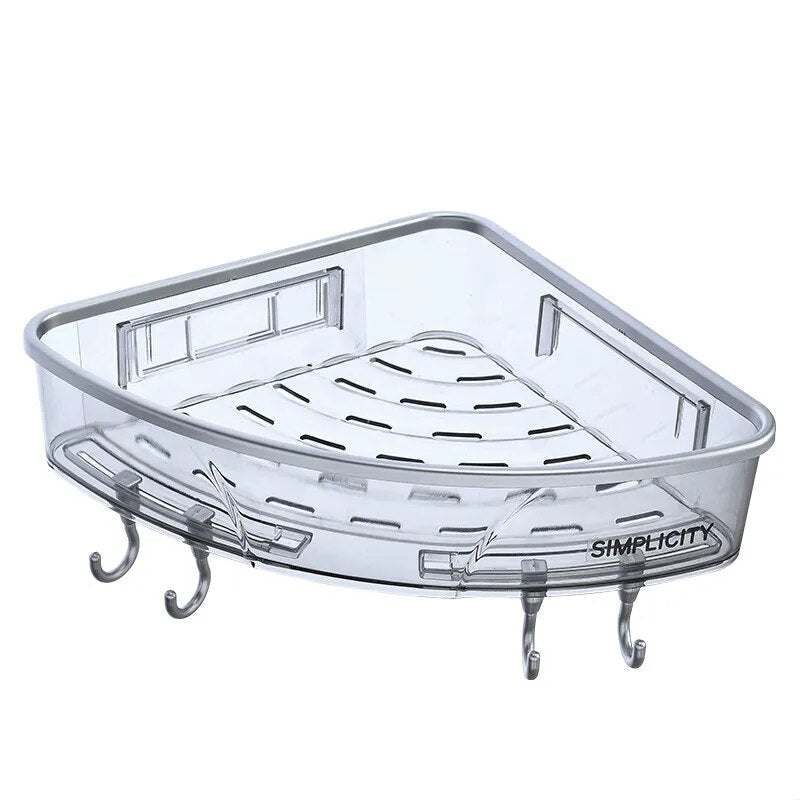 Compact Wall Mount Cosmetic Shelf Organizer
