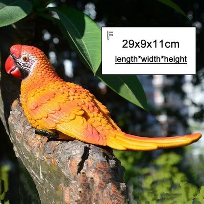 Vibrant Tree Bird Canvas Decoration