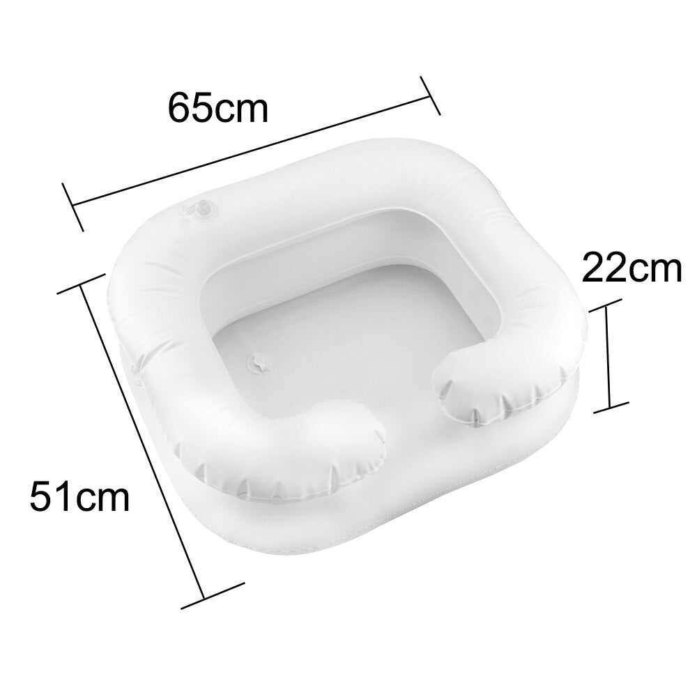 Folding Travel Hair Washing Sink with Drainage