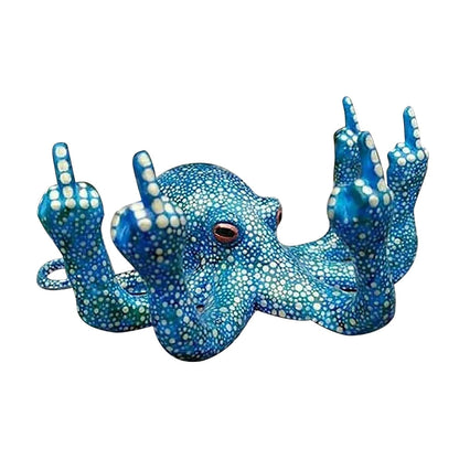 Vibrant Sea Life Octopus Desk Decoration