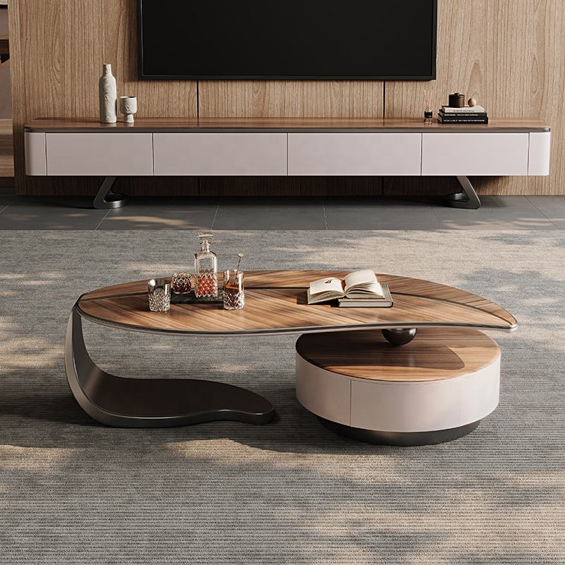 Reclaimed Wooden Contemporary Coffee Table - Luxicro