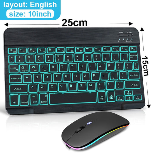 Compact Wireless Keyboard Mouse Combo - Luxicro