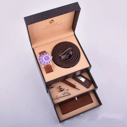 Luxury Business Leather Travel Kit