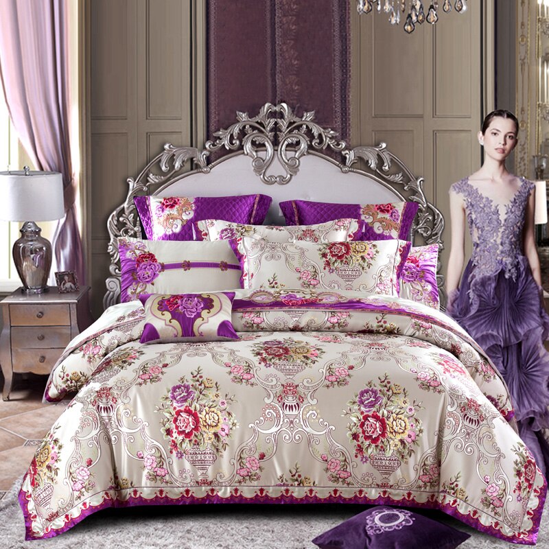 Luxurious Soft Silver Grey Bedding Duvet Cover Set