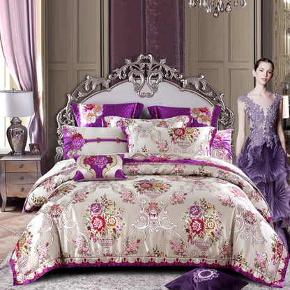 Luxurious Soft Silver Grey Bedding Duvet Cover Set