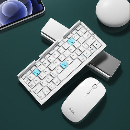 Slim Rechargeable Bluetooth Small Keyboard