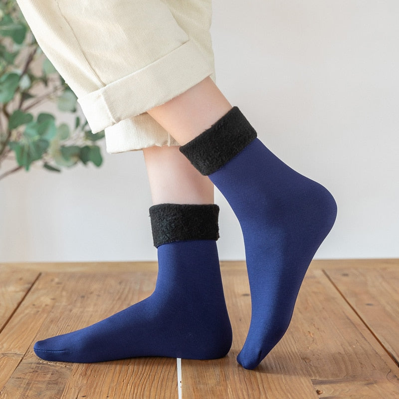 Cozy Thermal Warm Fleece Lined Socks