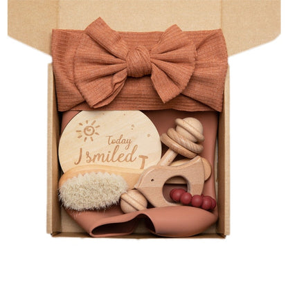 Cute Baby Shower Gift Basket Set