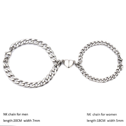 Pretty Love Magnet Couple Bracelet
