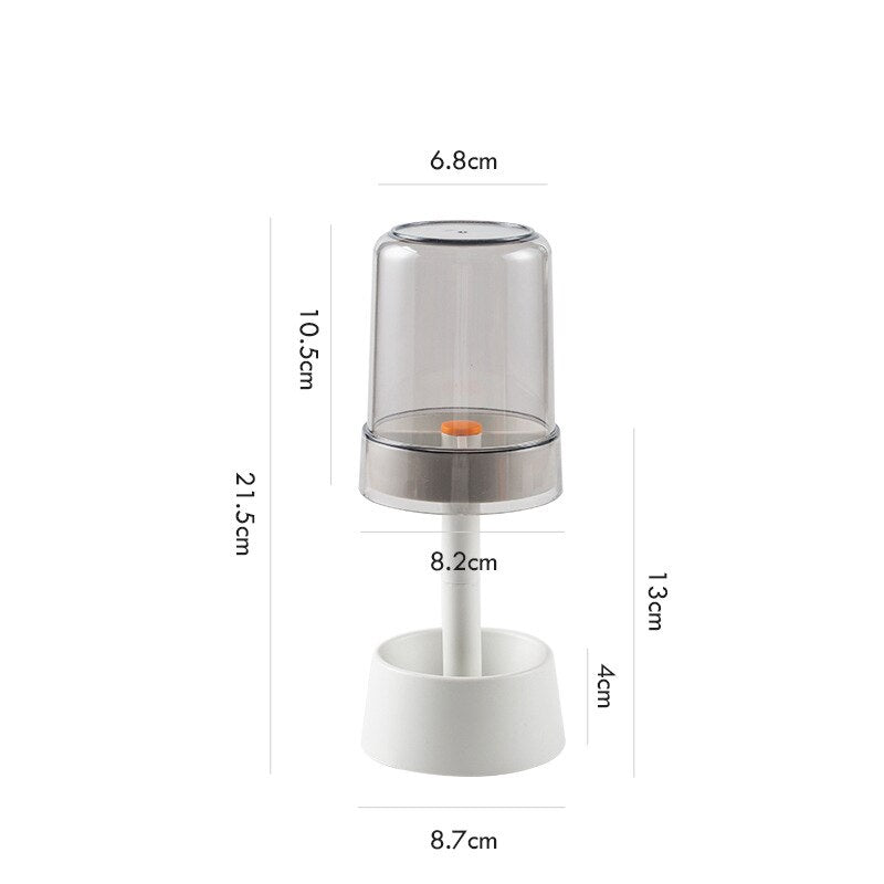 Bright Bathroom Toothbrush Organizer Cup