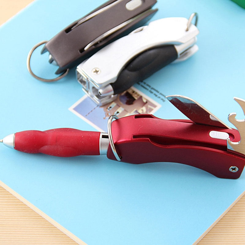 Compact Multi Tool Camping Keychain Set
