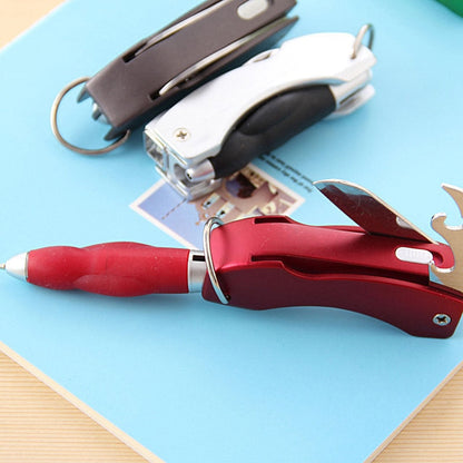 Compact Multi Tool Camping Keychain Set