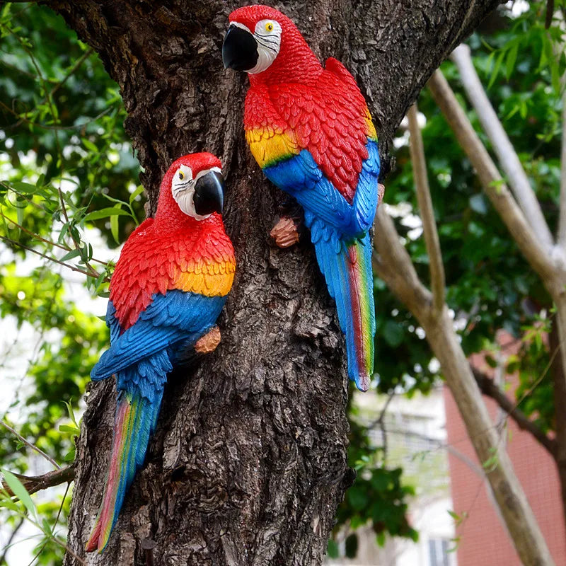 Vibrant Tree Bird Canvas Decoration - Luxicro
