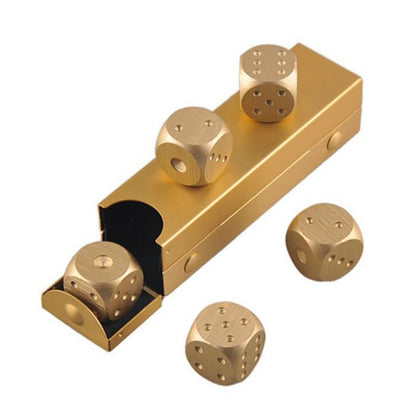 Premium 5pc Metal Dice Set